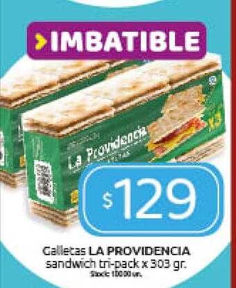 Cordiez Galletas la providencia sandwich tri-pack oferta