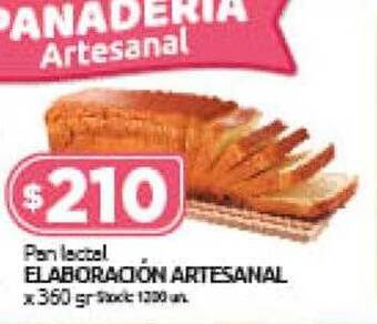 Cordiez Pan lactal elaboración artesanal oferta