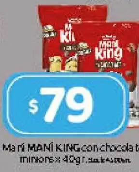 Cordiez Mani maní king con chocolate minions oferta