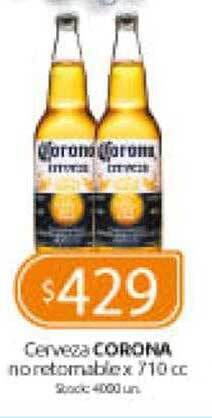 Cordiez Cerveza corona no retornable oferta