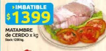 Cordiez Matambre de cerdo oferta