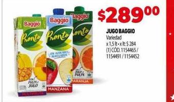 Makro Jugo baggio oferta