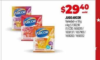 Makro Jugo arcor oferta