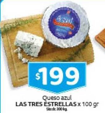 Cordiez Queso azul las tres estrellas oferta