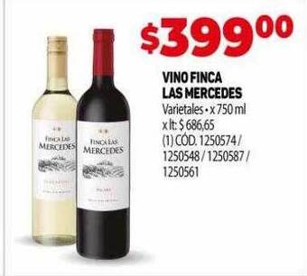 Makro Vino finca las mercedes oferta