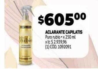 Makro Aclarante capilatis puro rubio oferta