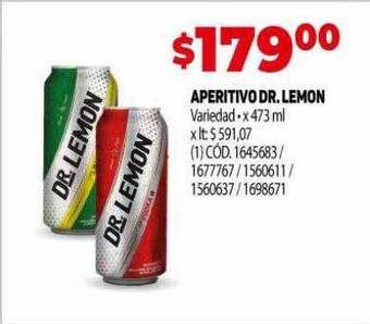 Makro Aperitivo dr lemon oferta