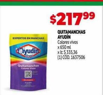 Makro Quitamanchas ayudin oferta