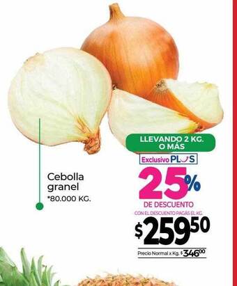 La Anonima Cebolla granel oferta
