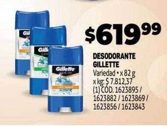 Makro Desodorante gillette oferta