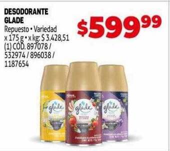 Makro Desodorante glade oferta