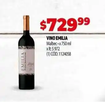Makro Vino emilia malbec oferta