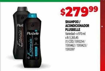 Makro Shampoo acondicionador plusbelle oferta