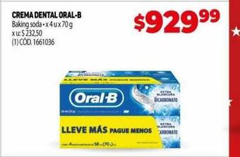 Makro Crema dental oral-b oferta