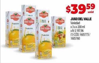 Makro Jugo del valle oferta