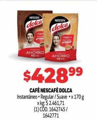 Makro Café nescafé dolca oferta