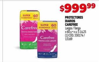 Makro Protectores diarios carefree oferta