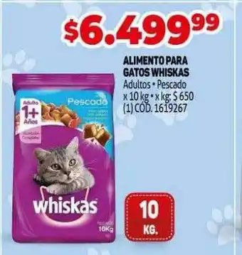 Makro Alimento para gatos whiskas oferta
