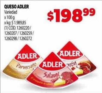 Makro Queso adler oferta