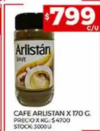 Supermercados DIA Cafe arlistan oferta