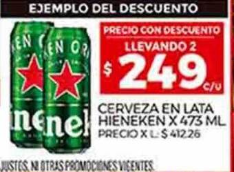 Supermercados DIA Cerveza en lata heineken oferta