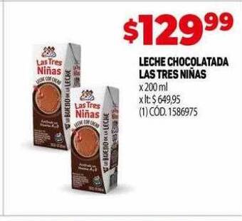 Makro Leche chocolatada las tres niñas oferta