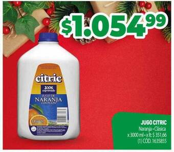 Makro Jugo citric naranja clasica oferta