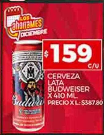 Supermercados DIA Cerveza lata budweiser oferta