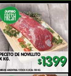 Jumbo Peceto de novillito oferta
