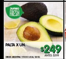 Jumbo Palta x un oferta