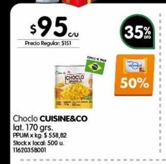 Jumbo Choclo cuisine & co oferta