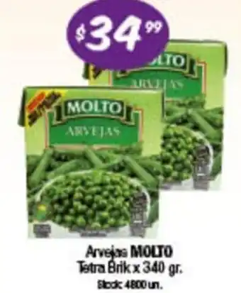 Cordiez Molto Arvejas Tetra Brik 340 gr. oferta