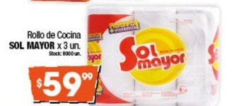 Cordiez Sol Mayor Rollo de Cocina x 3 un. oferta