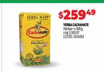 Makro Yerba cachamate oferta