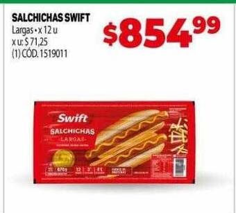 Makro Salchichas swift oferta
