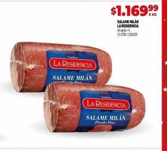 Makro Salame milán la residencia oferta