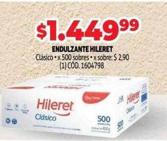 Makro Endulzante hileret oferta