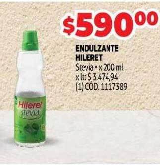 Makro Endulzante hileret oferta