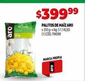 Makro Palitos de maíz aro oferta