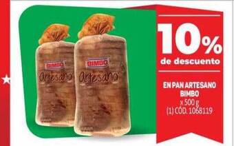 Makro En pan artesano bimbo oferta
