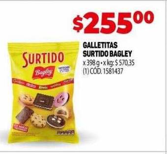 Makro Galletitas surtido bagley oferta