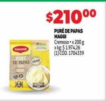 Makro Puré de papas maggi oferta