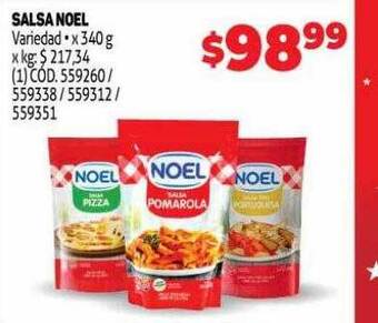 Makro Salsa noel oferta