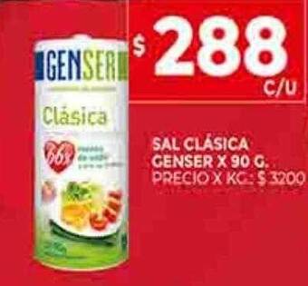 Supermercados DIA Sal clásica genser oferta