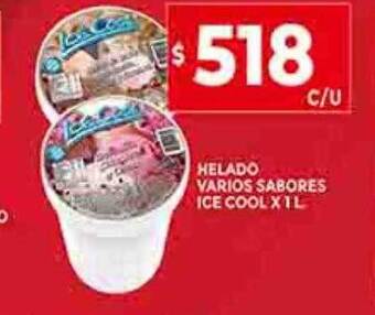 Supermercados DIA Helado varios sabores ice cool oferta