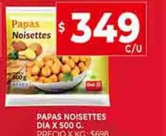 Supermercados DIA Papas noisettes oferta
