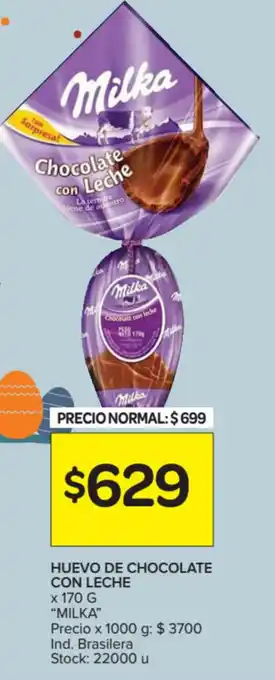 Carrefour Market Milka Huveo de Chocolate con Leche x 170 g oferta