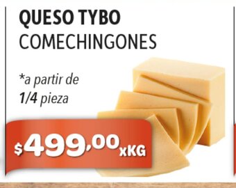 El Milagro Mayorista Queso Tybo Comechingones a partir de 1/4 pieza oferta