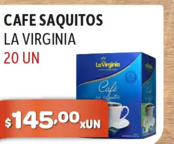 El Milagro Mayorista Cafe Saquitos La Virginia 20 Un oferta