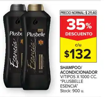 Carrefour Market Plusbelle Esencia Shampoo/Acondicionador 1000cc oferta